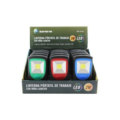 Linterna portátil COB+SMD.Expos.12u