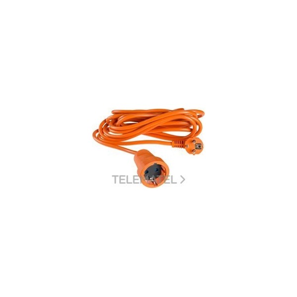 Prolongador 2P+T, 16A 250V~ Color naranja 5 m de cable Solera