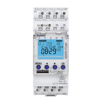 Sensor crepuscular y de temperatura KNX - 3 canales LUNA 131 S KNX