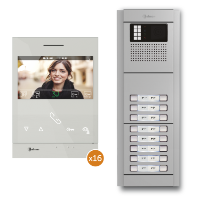Kit comunitario de vídeo para 16 viviendas N5216/ART 4 XLITE 16P Kit comunitario de vídeo para 16 viviendas N5216/ART 4 XLITE 16P