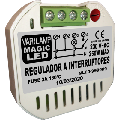 Regulador UNIVERSAL para LED a interruptores (PATENTADO)