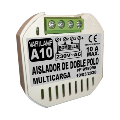 A-10. Aislador de doble polo