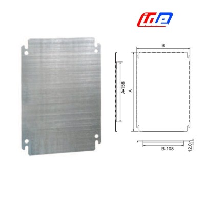 PLACA CIEGA METÁLICA ALTO 600 MM, ANCHO 400 MM IDE 