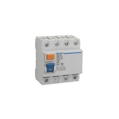 DIFFERENTIAL INTERRUPTOR NL1 4 POLOS CHINT 25A 30MA AC 6KA
