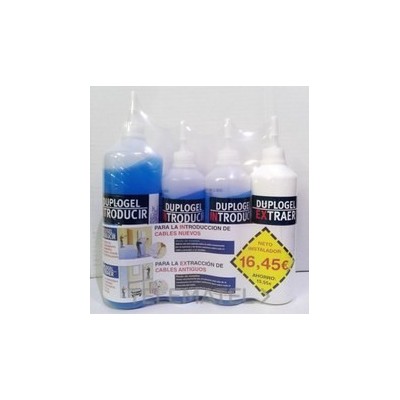 Pack gel lubricante Duploglel contiene 46016000 (1u) 46015000 (2u) y 4602000 (1u)