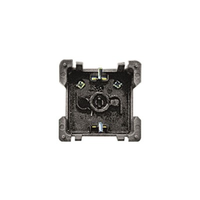 Base enchufe Schuko emborne con tornillo protección serie Viva en blanco