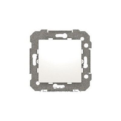 Base enchufe Schuko emborne con tornillo protección serie Viva en blanco