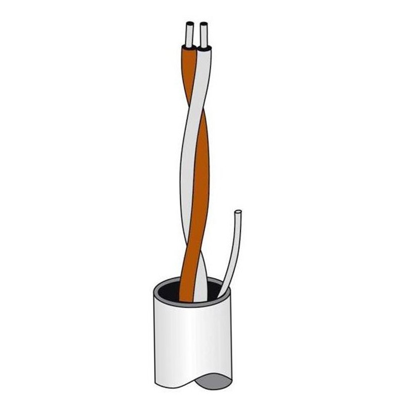CABLE TELEFONIA BASICA LSFH 4mm BL.