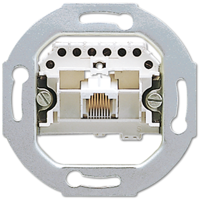 MECANISMO  JUNG TOMA TELÉFONO 4P RJ11 ref: UAE4UPO