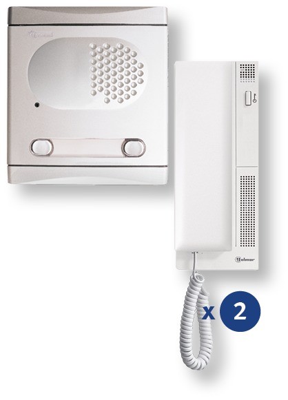 Kit de portero de 2 Viviendas 4220/Al  Golmar