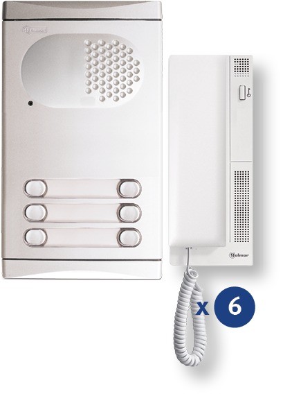 Kit De Portero Automático 6 Viviendas 4260/Al  Golmar
