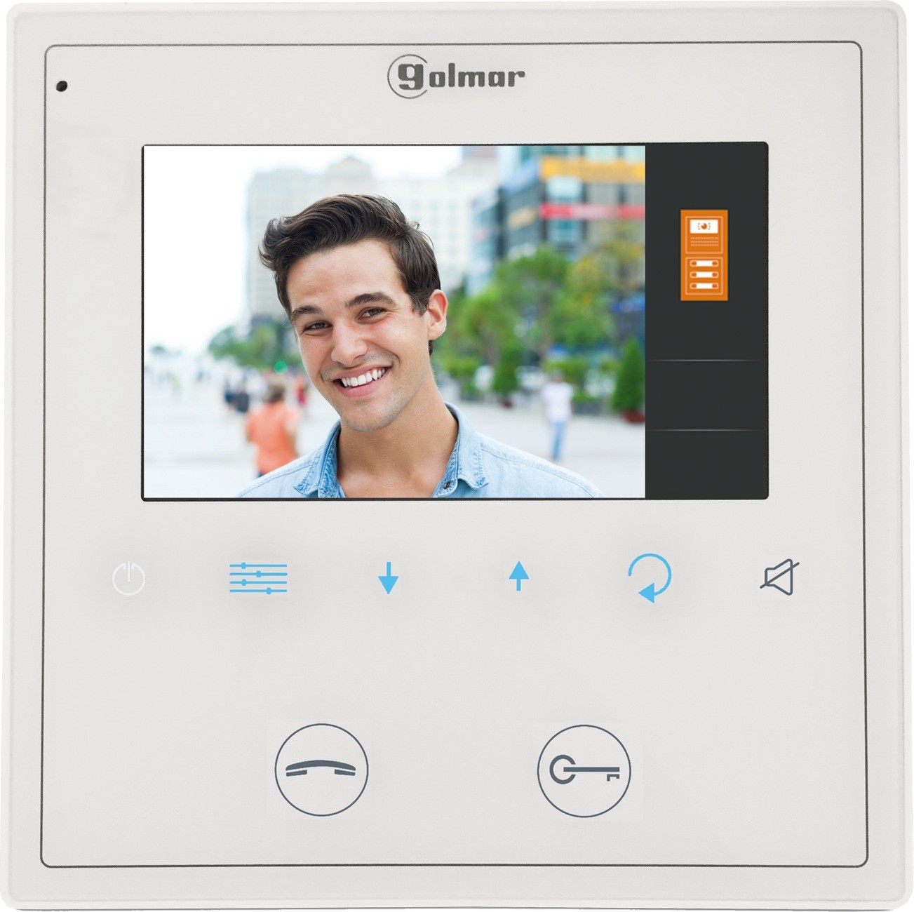 Monitor Color Manos Libres De 4,3 Pulgadas Vesta 2 Gb2  Golmar