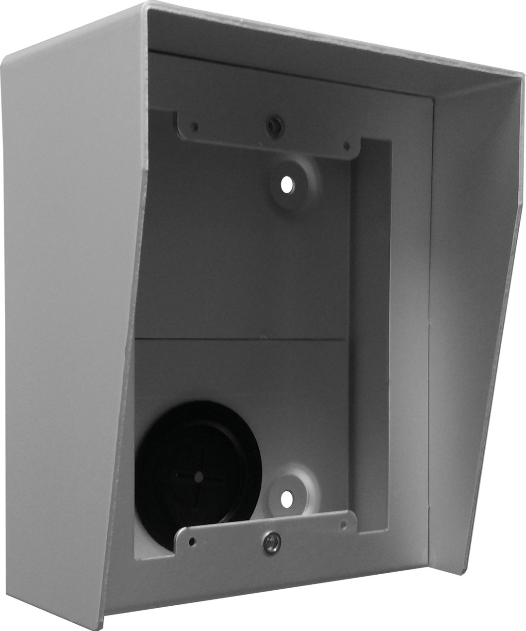 Caja De Superficie Con Visera Integrada 1X1 N871/Inox  Golmar