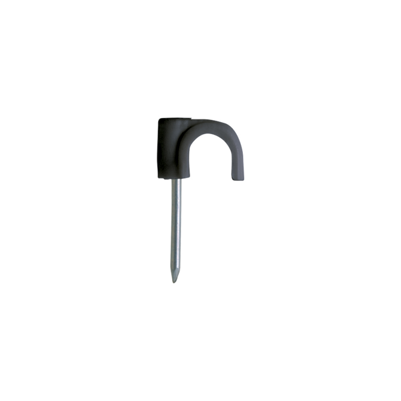 Grapa de plástico para cables/mangueras PLASTIGRAP RN-8 d.8mm2 NG.BOLSA