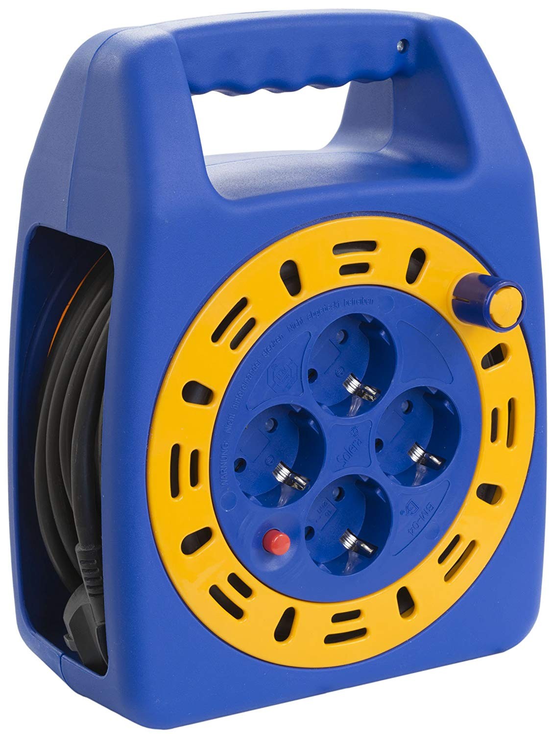 ENROLLACABLES 15m 3G1,5mm² CON 4 TOMAS BIPOLAR CON TT