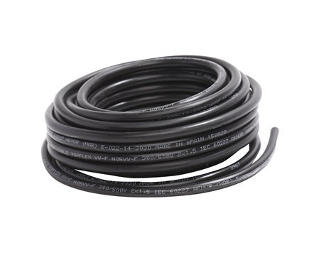 CABLE MANGUERA NEGRA 1.5MM, 5 CONDUCTORES RVK 1KV 