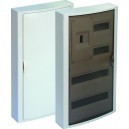 CAJA DISTR.SUPF.40 EL.+4 PCTB.362x686x104mm COLOR BL PTA.FUMÉ