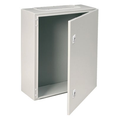 ARMARIO METÁLICO 700 X 500 X 200MM / ENTRADA - CABLES 140 X 400 MM DE FIJACION MURAL CON PLACA CIEGA INCORPORADA. CON 2 CIERRES 