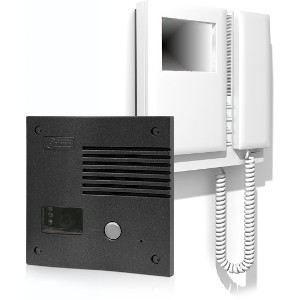 KIT VIDEOPORTERO SV-801SE GOLMAR COLOR GRAFITO BLANCO Y NEGRO