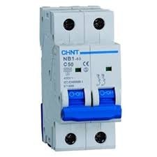 INTERRUPTOR AUTOMATICO EB 2 POLOS CHINT 16A C6KA