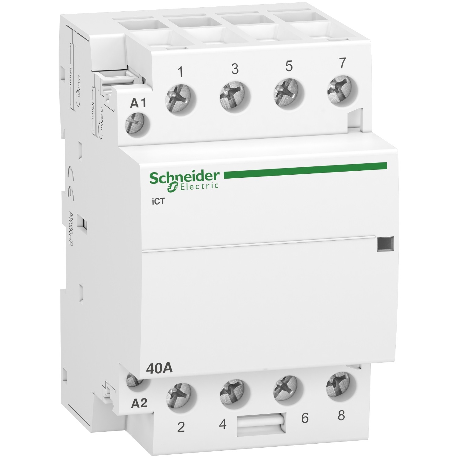 CONTACTOR  A9C20844 4P 40A MODULAR ICT SCHNEIDER