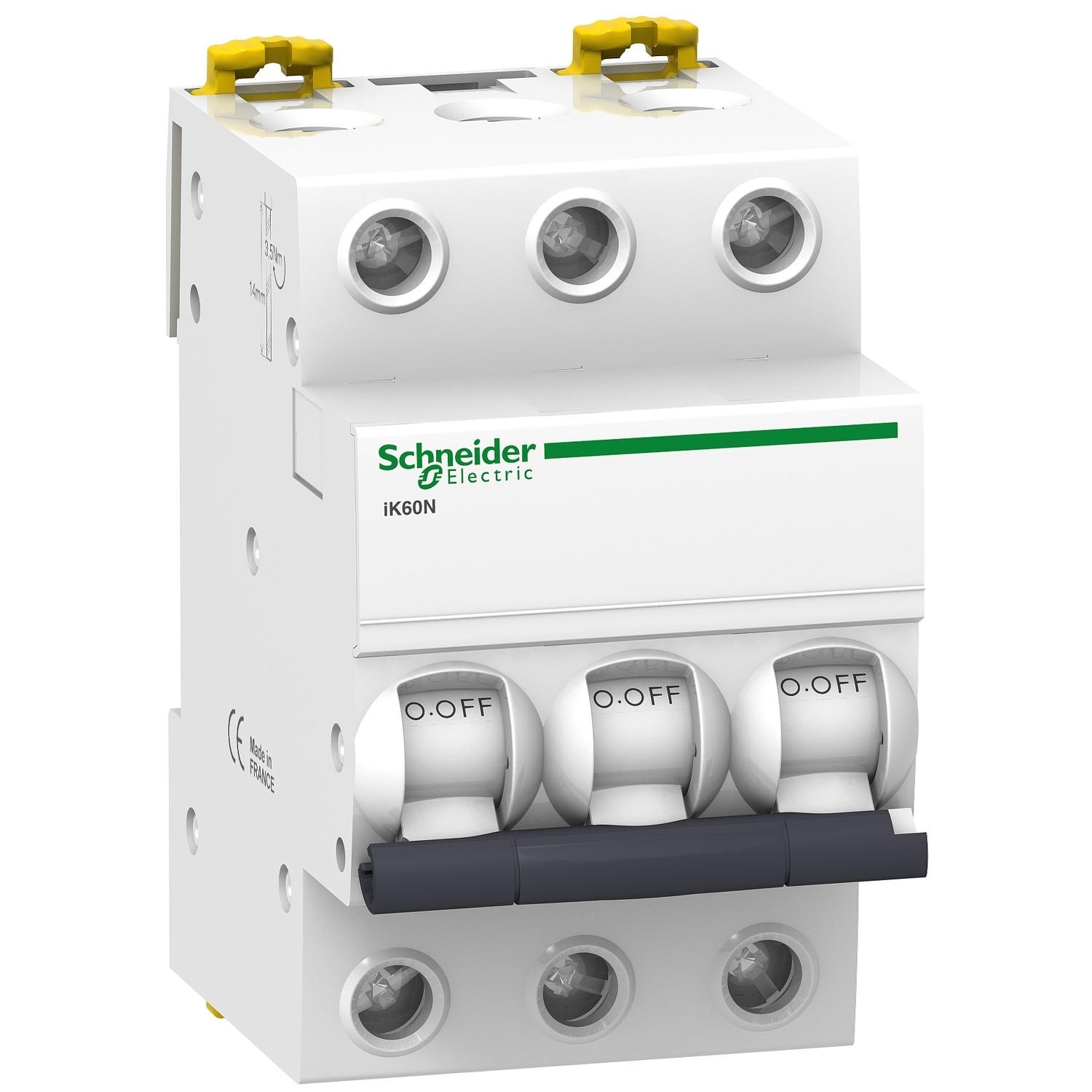 AUTOMATICO MAGNETOTERMICO A9K17310  3P  10A IK60N S CURVA-C SCHNEIDER