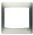 PLACA 1 ELEMENTO 21001-GS  GRIS SOMBRA SERIE CORAL BJC ref: 21001-GS