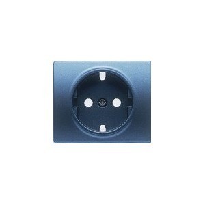 TAPA BASE ENCHUFE SEGURIDAD ACERO-NEPTUNO SERIE IRIS ref: 18724-AN