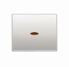 TECLA PULSADOR LUMINOSO SIMBOLO TIMBRE/LUZ SERIE MEGA BLANCO-SATIN, SIMBOLO ref: 22717-BSL