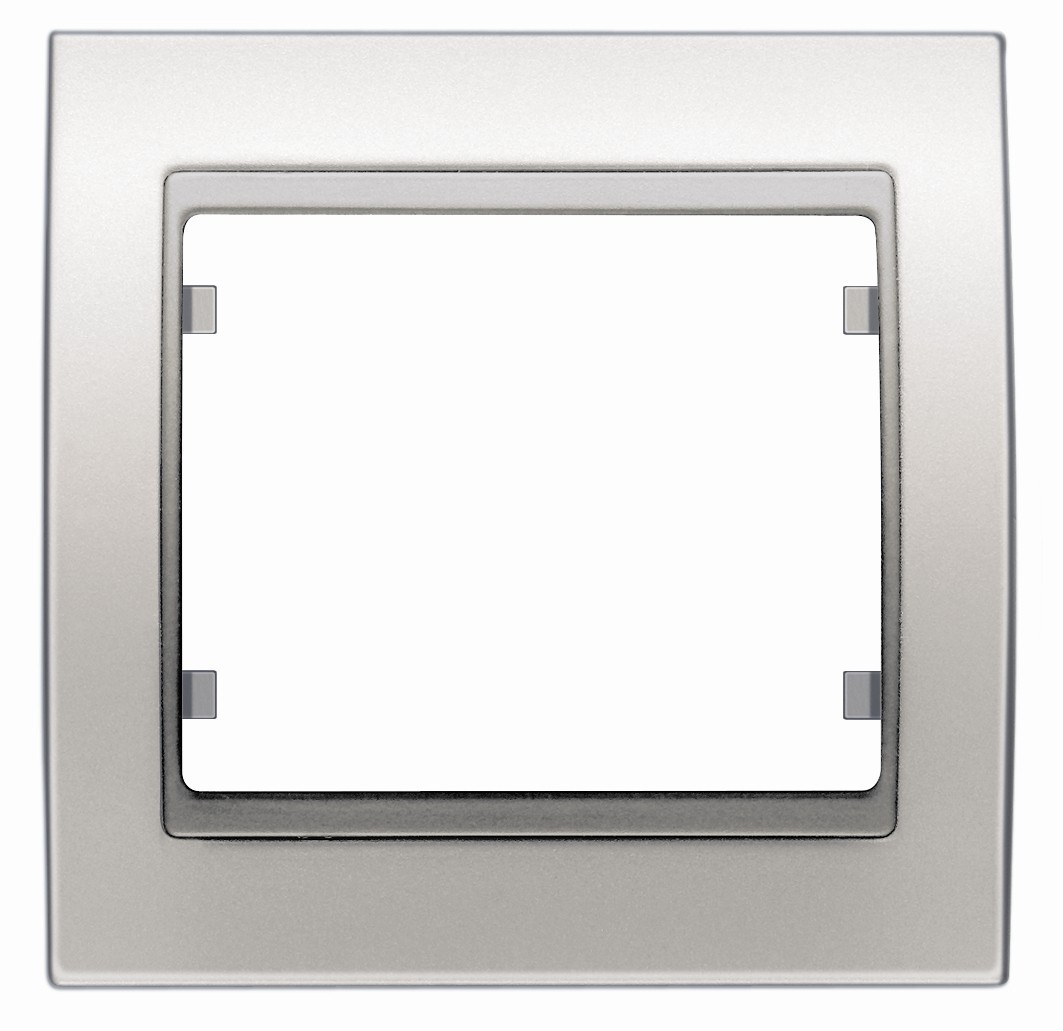 MARCO 2 ELEMENTOS, BLANCO-PERLA VERTICAL SERIE MEGA ref: 22102-PE