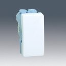 SIMON 27 CONMUTADOR ESTRECHO BLANCO NIEVE ref: 27201-64