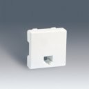 TOMA TELEFONO 4 CONTACTOS SIMON 27 PLAY BLANCO NIEVE ref: 27480-35