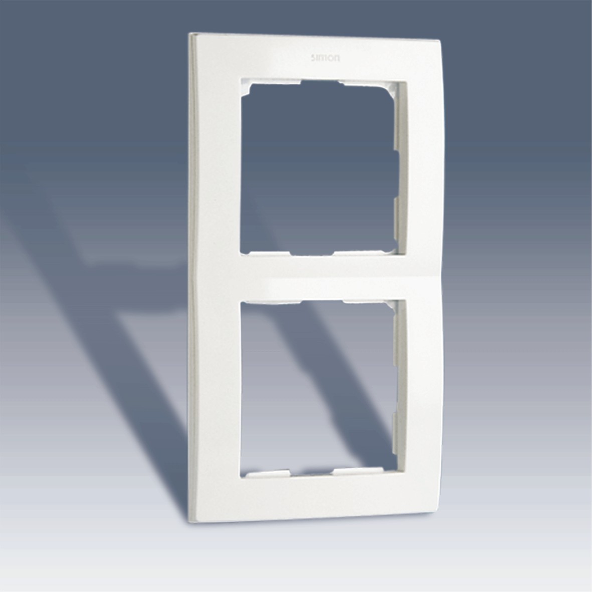 PLACA PARA 1 ELEMENTO BLANCO SIMON 28  ref: 28610-30