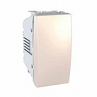 CONMUTADOR BLANCO POLAR 10 AX ESTRECHO SCHNEIDER ref: U3.103.18