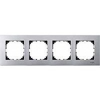 MARCO 4 ELEMENTOS GRIS ALUMINIO ELEGANCE SCHNEIDER ELECTRIC ref: MTN406460