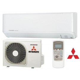 AIRE ACONDICIONADO MITSUBISHI GAMA DOMÉSTICA RAC, SERIES SRK-ZMP TIPO SPLIT DE PARED 1X1 INVERTER CON BOMBA DE CALOR. 3.20 KW /