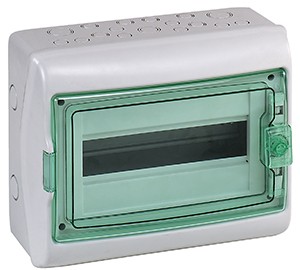 CAJA AUTOMATICOS ESTANCO  KAEDRA 13981 SCHNEIDER  1 Fila 12 Módulos