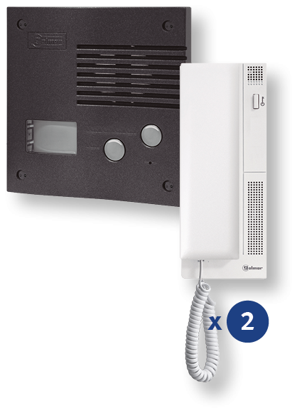 Kit de audio de 2 líneas K-202 GRF