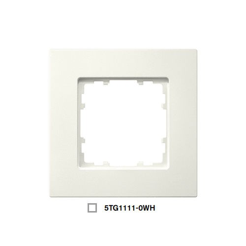 Marco 1 elemento blanco polar Siemens Delta Miro ref: 5TG11110WH