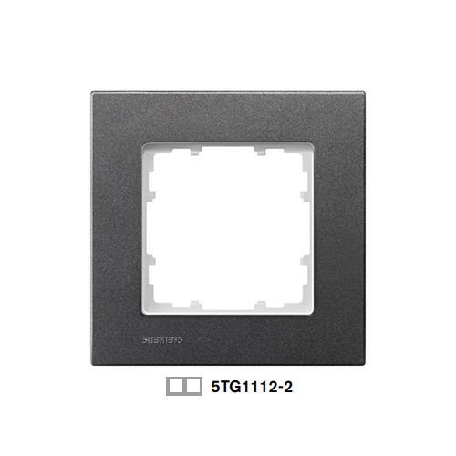 Marco 2 elementos carbono metalizado Siemens Delta Miro ref: 5TG11122