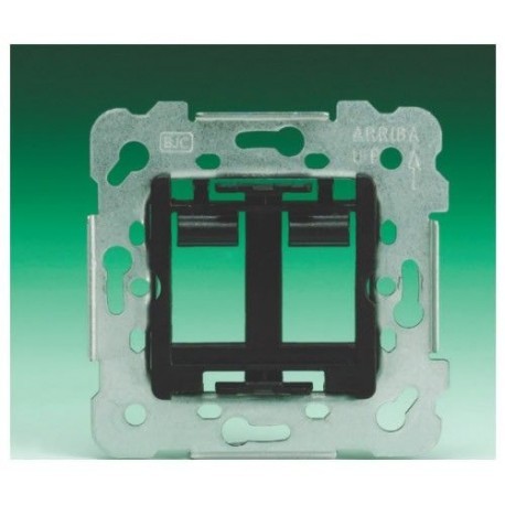 Adaptador para 2 conectores RJ45 y RJ11 BJC Siemens solo cuerpo interior ref: 19682-1