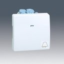 Pulsador ancho con luminoso simbolo Luz Simon 27 Play ref: 27161-65