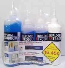 Pack gel lubricante Duploglel contiene 46016000 (1u) 46015000 (2u) y 4602000 (1u)