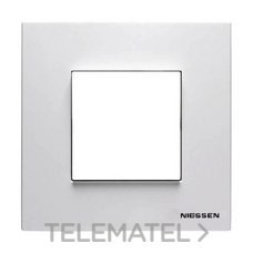 Marco de 1 elemento con 2 módulos Zenit blanco