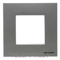 Marco de 1 elemento con 2 módulos Zenit plata