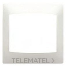 Placa 4 elementos horizontal serie Coral sin bastidor en blanco
