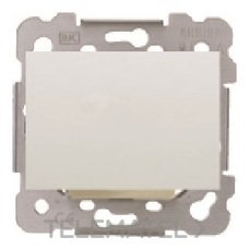 Tapa ciega + bastidor serie Coral de color blanco