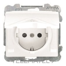 Base enchufe 2P+T con seguridad Iris/aura