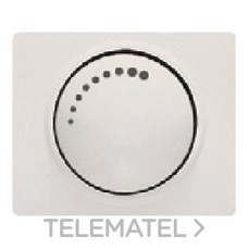 Tapa regulador Iris con botonera Iris en blanco