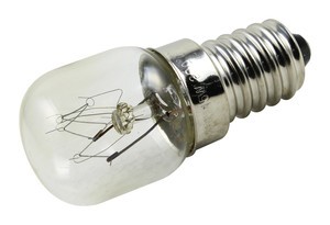 Bombilla rosca E-14.230V/15W.300 ºC.HORN